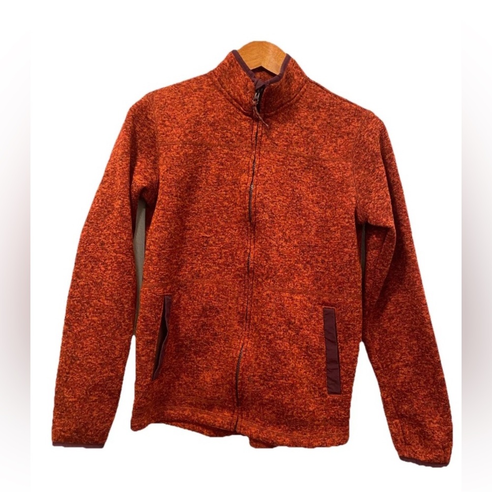 Old Navy Boys Youth XL 14-16 Long Sleeve Burgundy & Orange